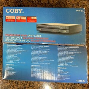 Coby DVD-224 Progressive Scan DVD/CD/MP#/CD-R/CD-RW Player